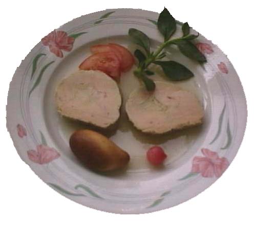 Miroir de foie-gras de canard